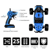 ALLCACA 2.4GHz High-speed Remote Control Car Boat 1/16 Scale RC Off-road Vehicle 4WD RC Stunt Car for Kids, Blue - ALLCACA