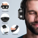 ALLCACA Active Noise Cancelling Headphones On-ear Headphones Adjustable Headsets for Mobile Phone, Laptop, Tablet, Computer - ALLCACA