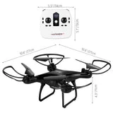 ALLCACA 2.4GHz RC Quadcopter 6-axis Gyro Remote Control Drone Quadcopters with Altitude Hold Mode, 3D Flip, Headless Mode and One-key Return, Black - ALLCACA
