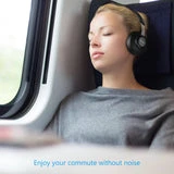 ALLCACA TS-1 Hi-Fi Headphones Wireless Headset On-ear Earphones, Detachable and Elastic Memory Earmuffs, Black - ALLCACA