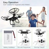 ALLCACA 2.4GHz RC Quadcopter 6-axis Gyro Remote Control Drone Quadcopters with Altitude Hold Mode, 3D Flip, Headless Mode and One-key Return, Black - ALLCACA