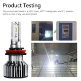 ALLCACA H11/H9/H8 LED Headlight Bulbs - 8000LM 6000K Cool White 12x CSP Chips Conversion Kit (All-in-One) - ALLCACA