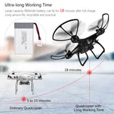 ALLCACA 2.4GHz RC Quadcopter 6-axis Gyro Remote Control Drone Quadcopters with Altitude Hold Mode, 3D Flip, Headless Mode and One-key Return, Black - ALLCACA