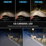 ALLCACA H11/H9/H8 LED Headlight Bulbs - 8000LM 6000K Cool White 12x CSP Chips Conversion Kit (All-in-One) - ALLCACA