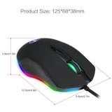ALLCACA Wired Gaming Mouse Ergonomic 4800 DPI Game Mouse Portable Wired Mouse with 6 Programmable Buttons - ALLCACA