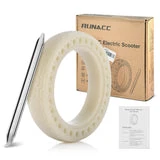 Flat Free Tire Solid Tire Replacement Tyre with 1 Tire Lever for Xiaomi M365 Electric Scooter, Blue - ALLCACA