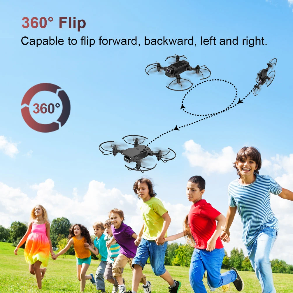 ALLCACA S66 Mini Drone RC Quadcopter Foldable Remote Control Drone with 4K Dual Cameras - ALLCACA