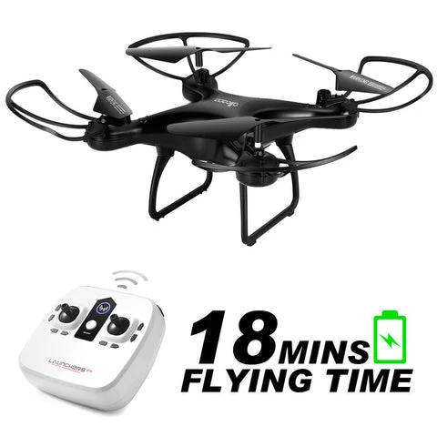 ALLCACA 2.4GHz RC Quadcopter 6-axis Gyro Remote Control Drone Quadcopters with Altitude Hold Mode, 3D Flip, Headless Mode and One-key Return, Black - ALLCACA