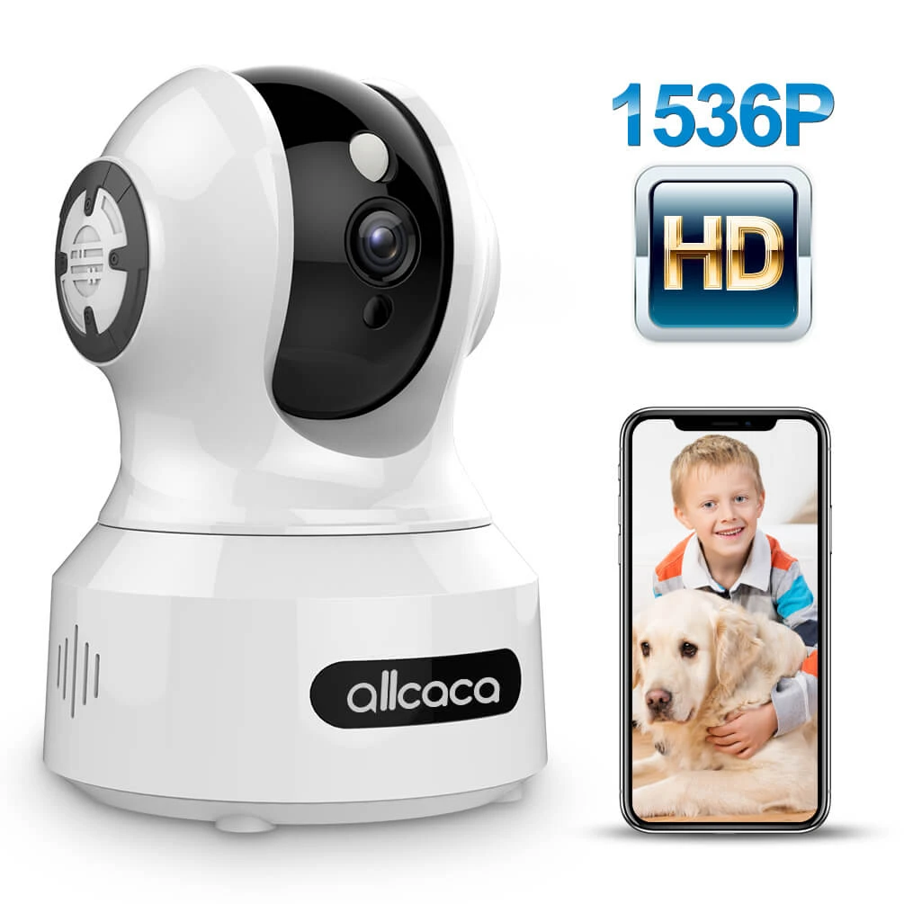 ALLCACA 1536P IP Camera Wireless Smart Home Camera Security Camera for Babies, Elderly and Pets - ALLCACA