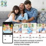 ALLCACA 1536P IP Camera Wireless Smart Home Camera Security Camera for Babies, Elderly and Pets - ALLCACA