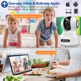 ALLCACA 1536P IP Camera Wireless Smart Home Camera Security Camera for Babies, Elderly and Pets - ALLCACA