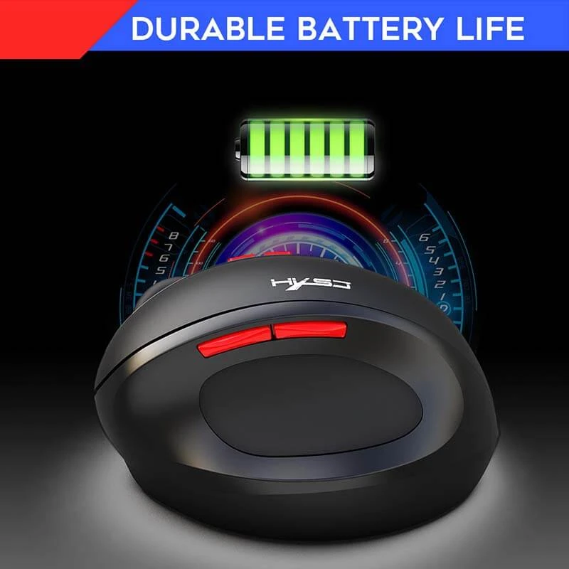 ALLCACA 2.4G Wireless Game Mouse Rechargeable Game Mouse with Ergonomic Design - ALLCACA