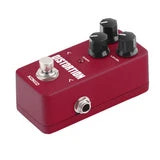 ALLCACA Distortion Guitar Pedal Mini Guitar Effect Pedal Electric Guitar True Bypass, Wine - ALLCACA