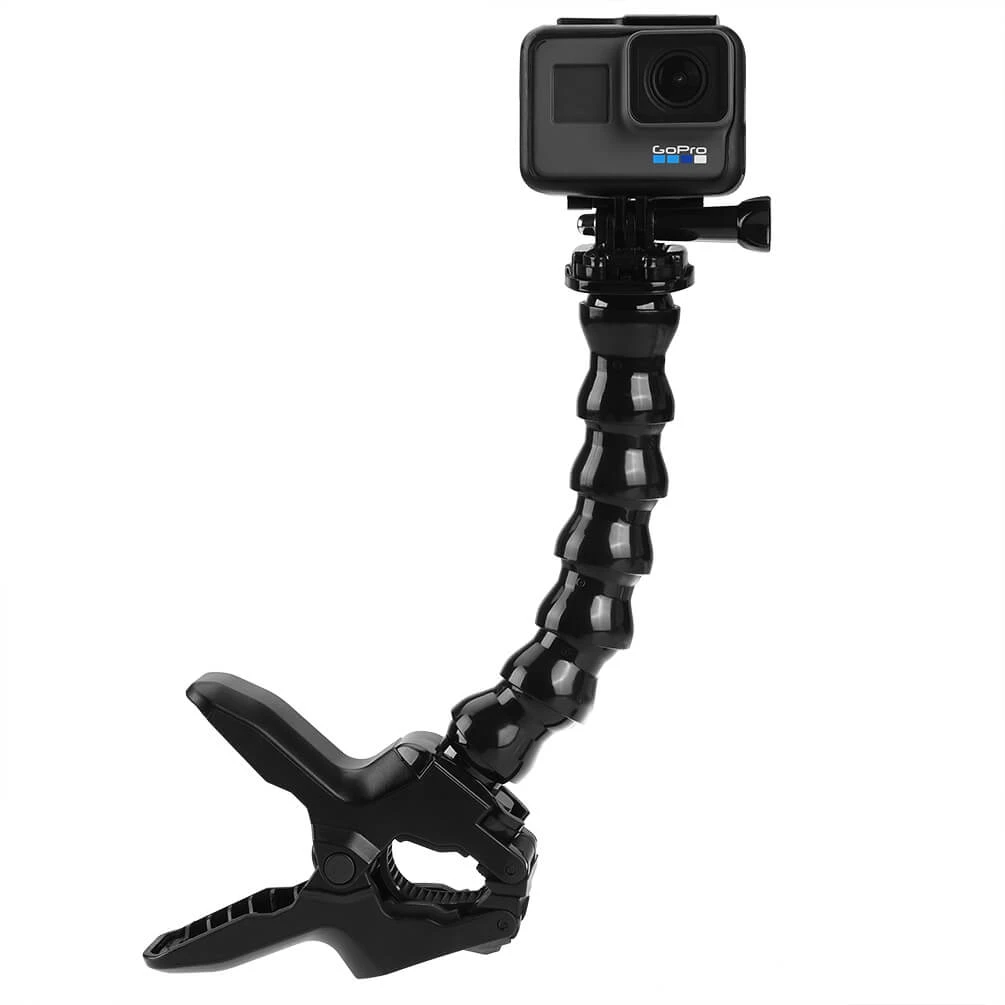 ALLCACA Gopro Clamp Mount Jaws Flex Clamp Mount for Gopro, Black - ALLCACA
