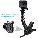 ALLCACA Gopro Clamp Mount Jaws Flex Clamp Mount for Gopro, Black - ALLCACA