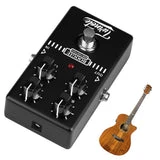 ALLCACA Guitar Distortion Pedal Distortion Effects Pedal Guitar Effect Pedals, Black - ALLCACA