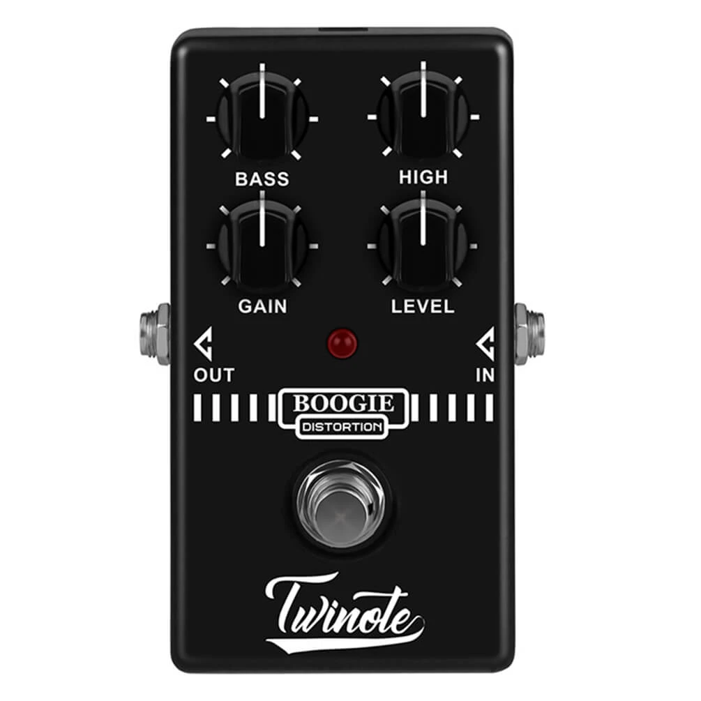 ALLCACA Guitar Distortion Pedal Distortion Effects Pedal Guitar Effect Pedals, Black - ALLCACA
