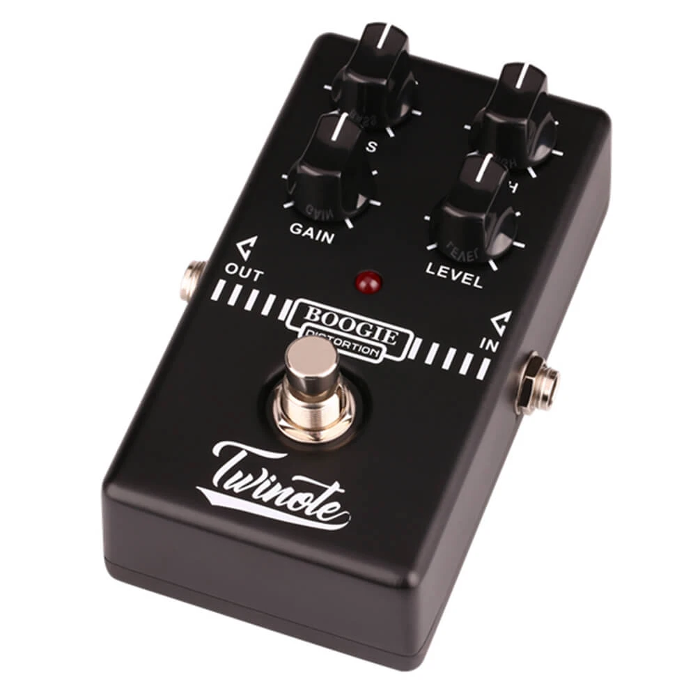 ALLCACA Guitar Distortion Pedal Distortion Effects Pedal Guitar Effect Pedals, Black - ALLCACA