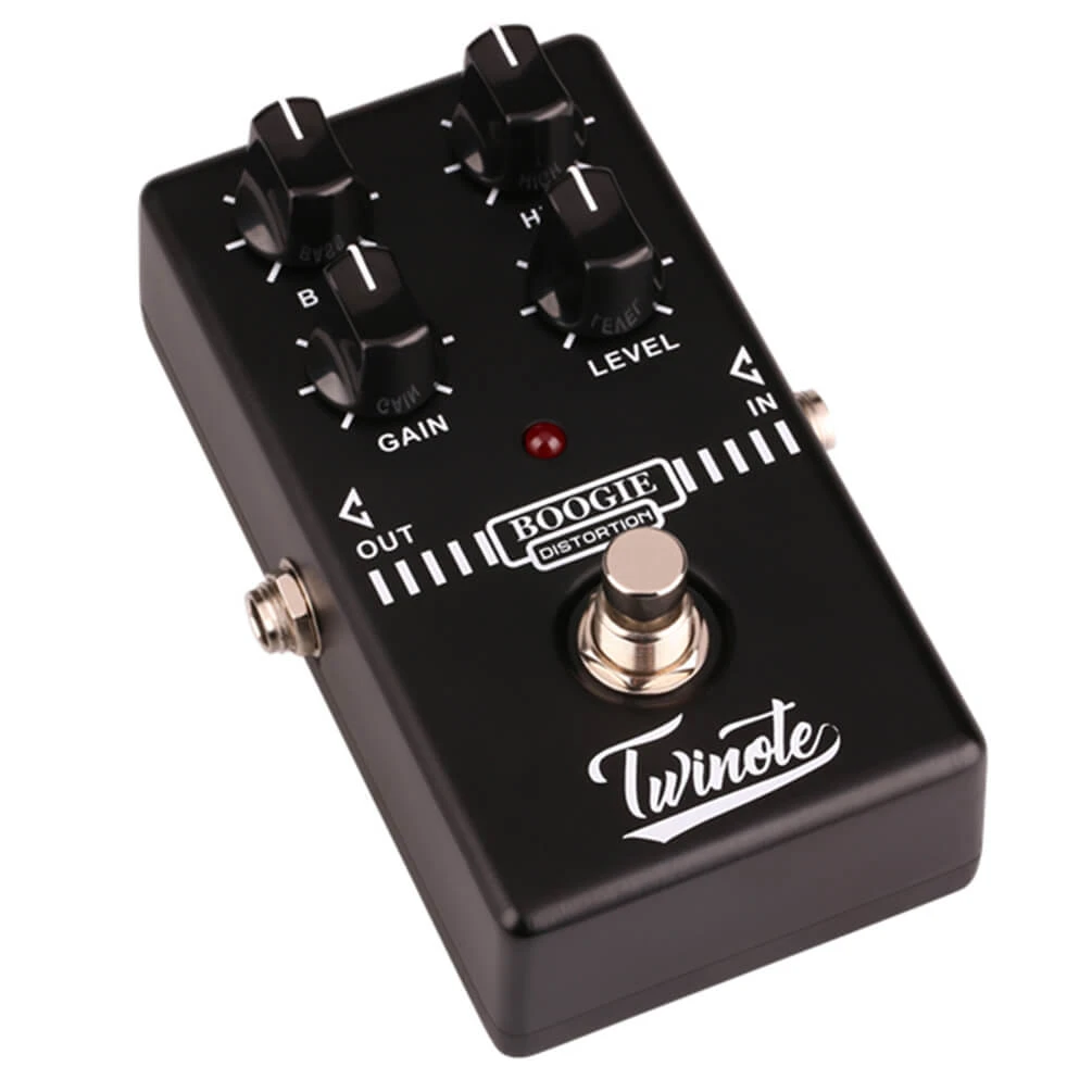 ALLCACA Guitar Distortion Pedal Distortion Effects Pedal Guitar Effect Pedals, Black - ALLCACA