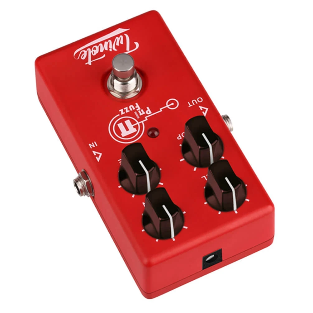 ALLCACA Guitar Fuzz Pedal Modern Fuzz Effects Pedal Guitar Effect Pedals, Red - ALLCACA