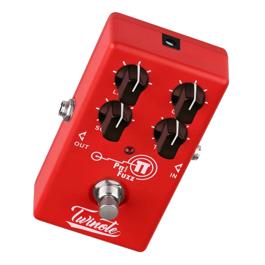 ALLCACA Guitar Fuzz Pedal Modern Fuzz Effects Pedal Guitar Effect Pedals, Red - ALLCACA