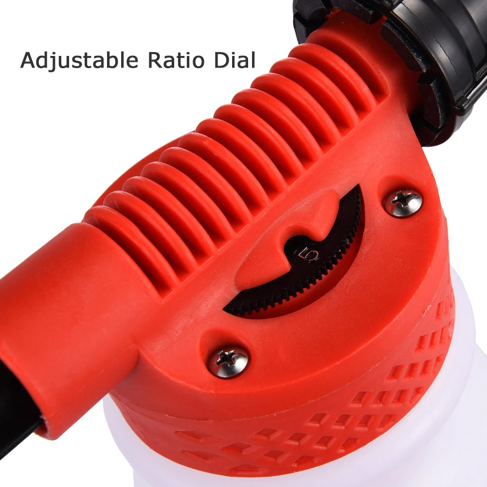 ALLCACA Professional Foam Wash Gun 900ML Car Wash Snow Foamer, Red - ALLCACA