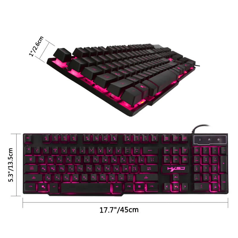 ALLCACA R8 Gaming Keyboard Wired Keyboard Backlit Keyboard - ALLCACA