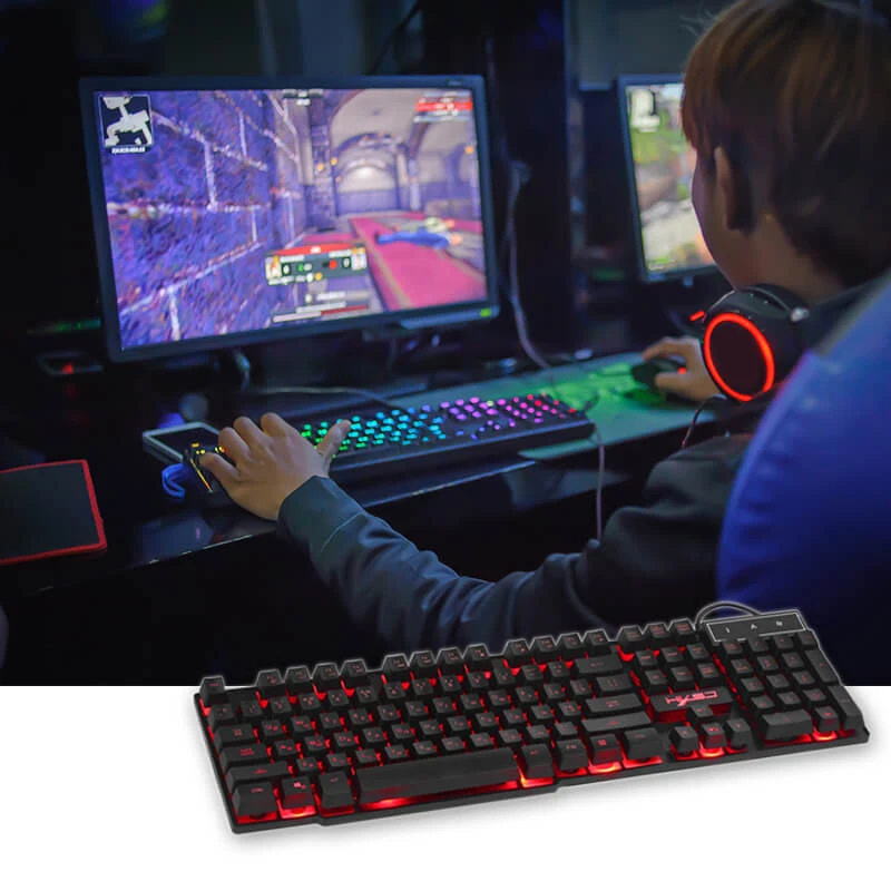 ALLCACA R8 Gaming Keyboard Wired Keyboard Backlit Keyboard - ALLCACA
