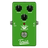 ALLCACA Tube Drive Guitar Overdrive Pedal Tube Overdrive Effects Pedal Guitar Effect Pedals, Green - ALLCACA
