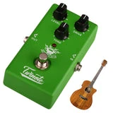 ALLCACA Tube Drive Guitar Overdrive Pedal Tube Overdrive Effects Pedal Guitar Effect Pedals, Green - ALLCACA