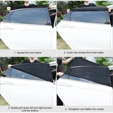 ALLCACA Universal Car Side Window Baby Kid Pet Breathable Sun Shade Mesh Backseat (2 Pcs) Fits Most Cars/SUVs - ALLCACA