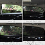 ALLCACA Universal Car Side Window Baby Kid Pet Breathable Sun Shade Mesh Backseat (2 Pcs) Fits Most Cars/SUVs - ALLCACA