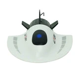 ALLCACA Remote Control Submarine Mini RC Submarine Boat Electric Model Submarine Toy for Kids, White - ALLCACA