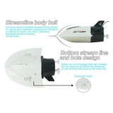 ALLCACA Remote Control Submarine Mini RC Submarine Boat Electric Model Submarine Toy for Kids, White - ALLCACA