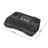 ALLCACA 2.4GHz Wireless Mini Keyboard Air Mouse Touchpad Keyboard, French, Lithium Battery - ALLCACA