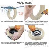 Flat Free Tire Solid Tire Replacement Tyre with 1 Tire Lever for Xiaomi M365 Electric Scooter, Blue - ALLCACA