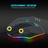 ALLCACA Wired Gaming Mouse Ergonomic 4800 DPI Game Mouse Portable Wired Mouse with 6 Programmable Buttons - ALLCACA