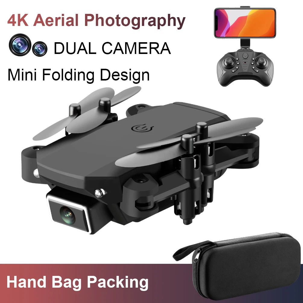 ALLCACA S66 Mini Drone RC Quadcopter Foldable Remote Control Drone with 4K Dual Cameras - ALLCACA