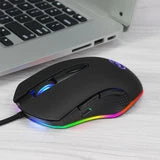 ALLCACA Wired Gaming Mouse Ergonomic 4800 DPI Game Mouse Portable Wired Mouse with 6 Programmable Buttons - ALLCACA