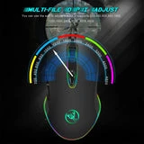 ALLCACA Wired Gaming Mouse Ergonomic 4800 DPI Game Mouse Portable Wired Mouse with 6 Programmable Buttons - ALLCACA