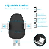 ALLCACA Wireless Car Charger Mount Auto-Clamping Car Phone Holder Vehicle Fast Charging Phone Stand with One Touch - ALLCACA